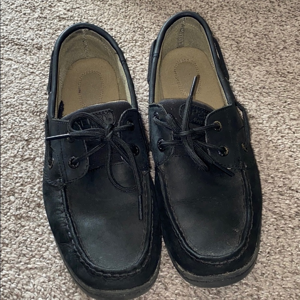All Black Women’s Sperry Shoes